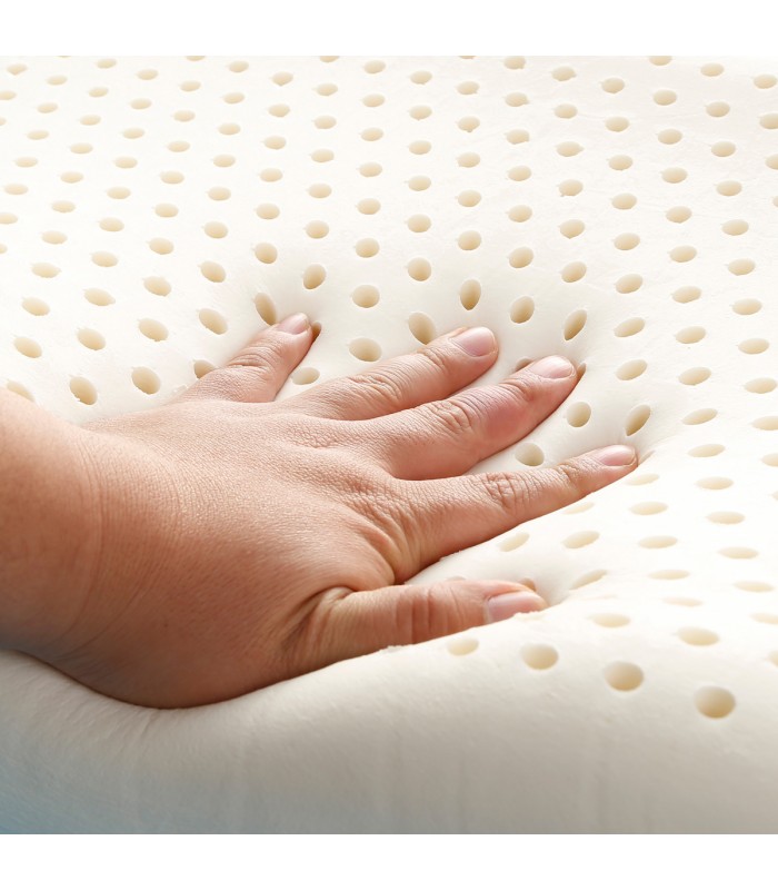Guanciale per cervicale in Air memory foam con tessuto sfoderabile anallergico. Misure 38x69 Cm H10 e H12